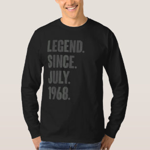 Legend Since July 1968 54 Year Old 54th Birthday T-Shirt