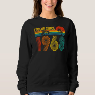 Legend Since July 1968 54th Birthday 54 Years Old Sweatshirt
