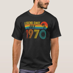 Legend Since July 1970 52nd   Birthday 52 Years Ol T-Shirt