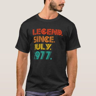 Legend Since July 1977 Birth Of Birthday Idea Vint T-Shirt