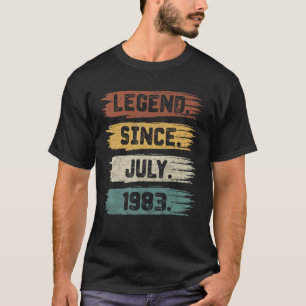 Legend Since July 1983 39 Years Old 39th Birthda T-Shirt