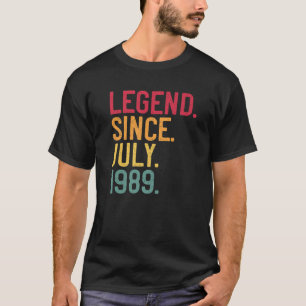 Legend Since July 1989 32Nd Birthday 32 Years Old T-Shirt