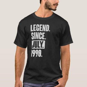 Legend Since July 1990 32 Year Old 32nd Birthday T-Shirt