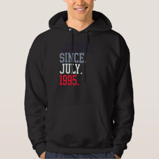 Legend Since July 1995 For Men Women July 1995 Hoodie