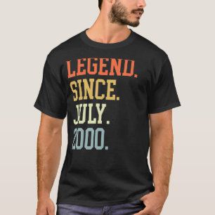 Legend Since July 2000 For Men Women July 2000 T-Shirt