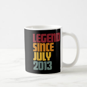 Legend Since July 2013 13th Birthday - Vintage Coffee Mug