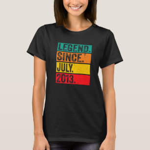 Legend Since July 2013 9 Years Old 9th Birthday Vi T-Shirt