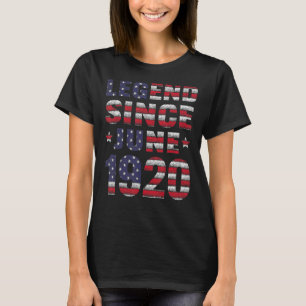 Legend Since June 1920 102nd Birthday 102 Years Ol T-Shirt