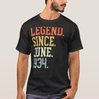 Legend Since June 1934 For Men Women June 1934 T-Shirt