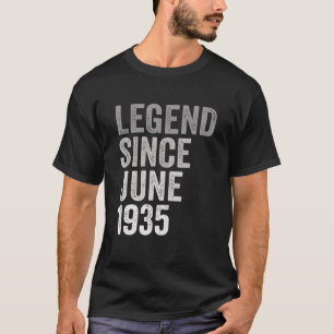 Legend Since June 1935 Awesome 86 Years Old 86Th B T-Shirt