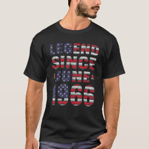 Legend Since June 1966 56th Birthday 56 Years Old T-Shirt