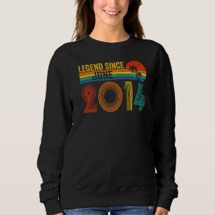 Legend Since June 2014 8th Birthday 8 Years Old Vi Sweatshirt