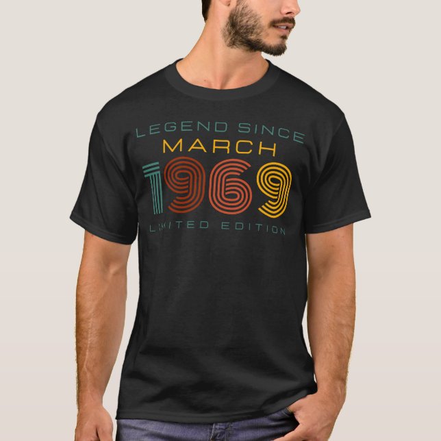Legend Since March 1969, Limited Edition T-Shirt (Front)