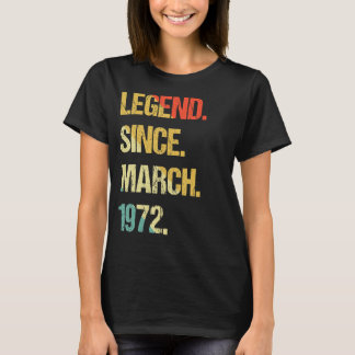 Legend Since March 1972 T-Shirt