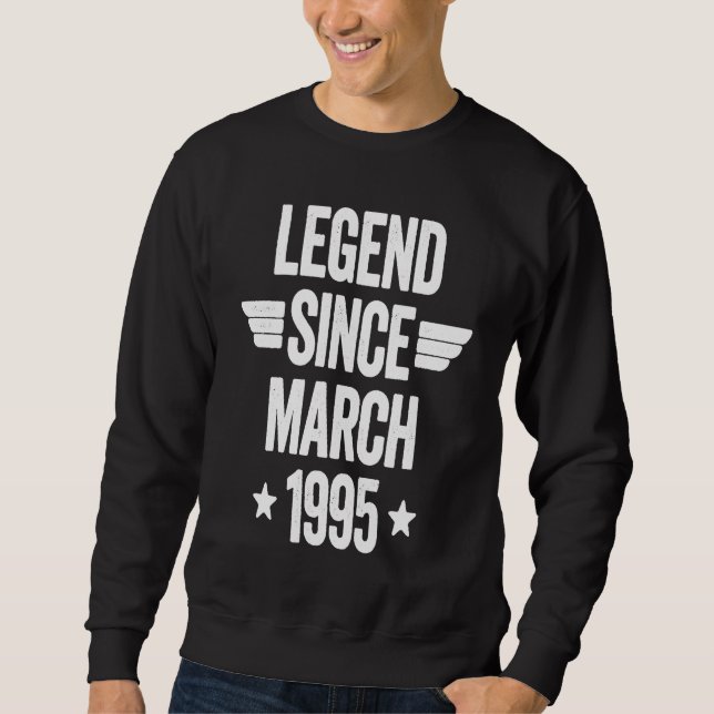 Legend Since March 1995  1 Sweatshirt (Front)
