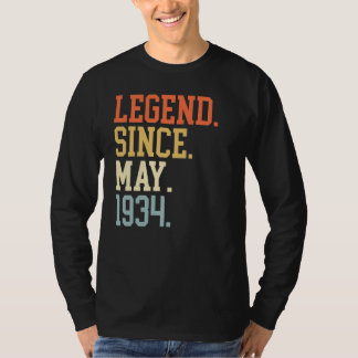 Legend Since May 1934 For Men Women May 1934 T-Shirt
