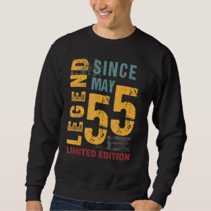 Legend Since May 1955  For 67 Years Old 67th Birth Sweatshirt