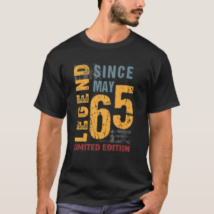 Legend Since May 1965 For 57 Years Old 57th Birth T-Shirt