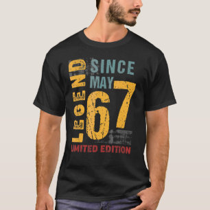 Legend Since May 1967 For 55 Years Old 55th Birth T-Shirt