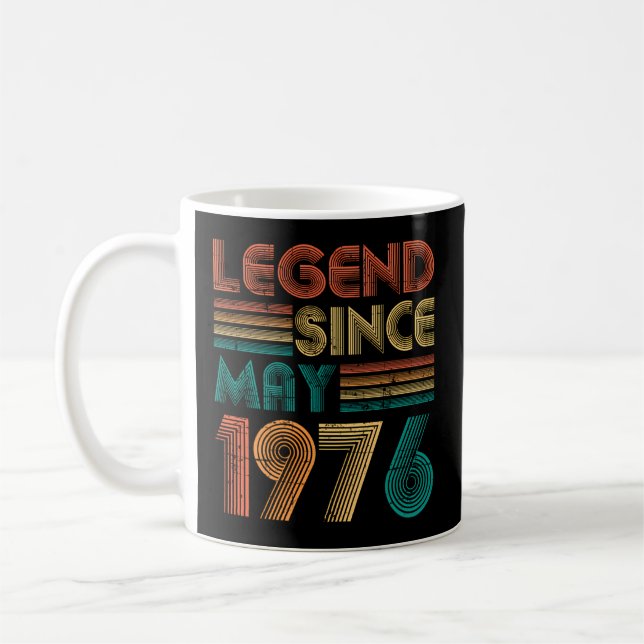 Legend Since May 1976 47Th 47 Coffee Mug (Left)