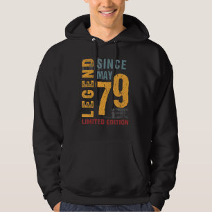 Legend Since May 1979 For 43 Years Old 43th Birth Hoodie