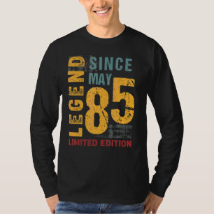 Legend Since May 1985 For 37 Years Old 37th Birth T-Shirt