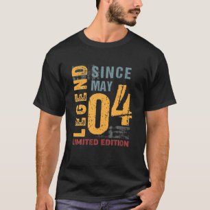 Legend Since May 2004 Gift For 18 Years Old 18Th B T-Shirt