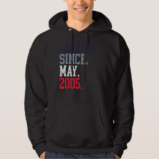 Legend Since May 2005 For Men Women May 2005 Hoodie