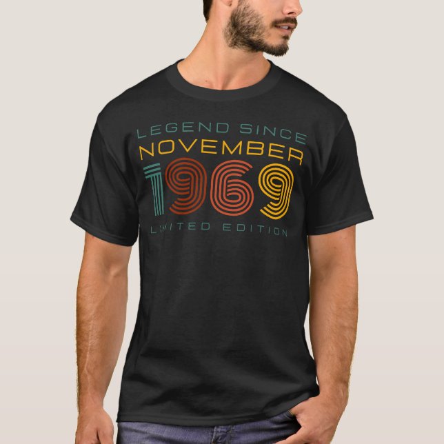 Legend Since November 1969, Limited Edition Men's  T-Shirt (Front)
