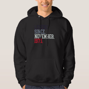Legend Since November 1976 For Men Women November Hoodie