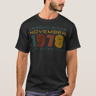 Legend Since November 1978, Limited Edition Men's  T-Shirt
