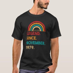 Legend Since November 1979 43rd Birthday Born In T-Shirt
