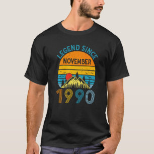 Legend Since November 1990 32nd Birthday 32 Years T-Shirt