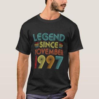Legend Since November 1997 Birth Of Birthday Gifts T-Shirt