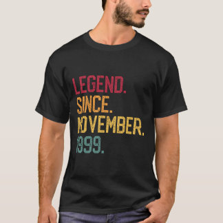 Legend Since November 1999 21St Birthday Gift 21 Y T-Shirt
