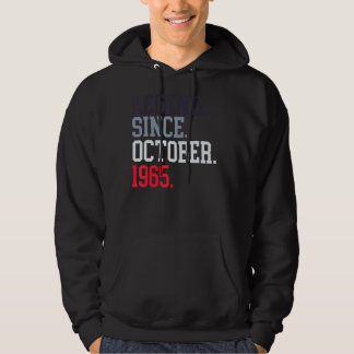 Legend Since October 1965 For Men Women October 19 Hoodie
