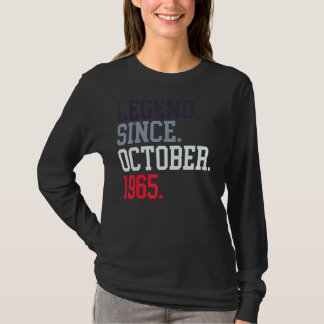 Legend Since October 1965 For Men Women October 19 T-Shirt
