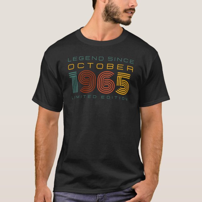 Legend Since October 1965, Limited Edition Men's  T-Shirt (Front)