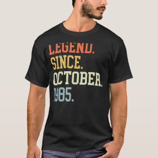 Legend Since October 1985 For Men Women October 19 T-Shirt