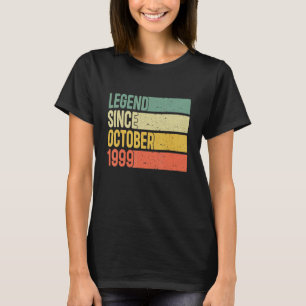 Legend Since October 1999 23 Years Old 23rd Birth T-Shirt