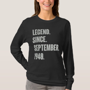 Legend Since September 1940 82 Year Old 82nd Birt T-Shirt
