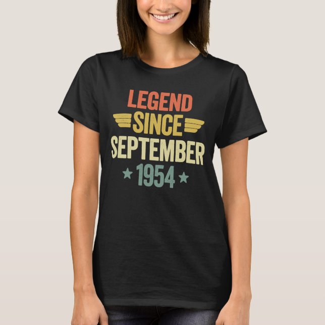 Legend Since September 1954 T-Shirt (Front)