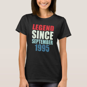 Legend Since September 1995 27th Birthday T-Shirt