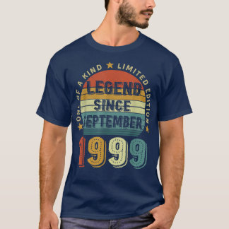 Legend Since September 1999 23rd Birthday 23 Years T-Shirt
