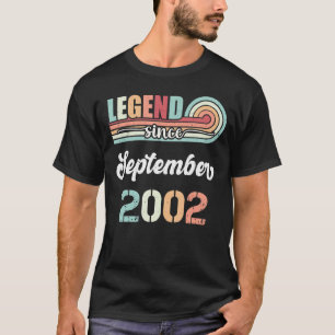 Legend Since September 2002 20 Years Old Vintage B T-Shirt