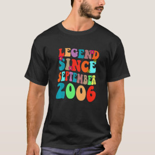 Legend Since September 2006 Vintage Birthday Retro T-Shirt