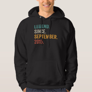 Legend Since September 2015 7th Birthday 7 Year O Hoodie