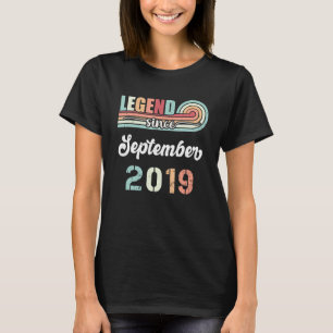 Legend Since September 2019 3 Years Old Vintage Bi T-Shirt