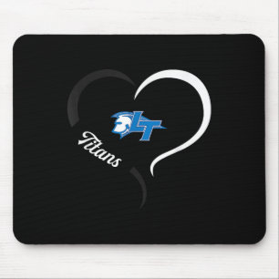 Legend Titans Logo Half Heart Slogan Hs Mouse Pad