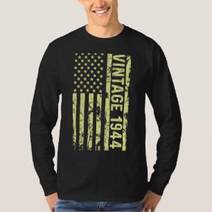 Legend Vintage Us Flag Since 1944 For Men Women 19 T-Shirt